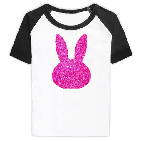Black Reglan Pink Bunny Mommy Shirt
