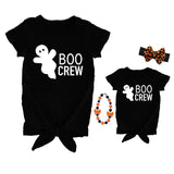 Boo Crew Shirt Mommy Me Black