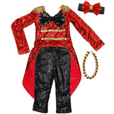 Circus Ring Master Costume Red Sequin