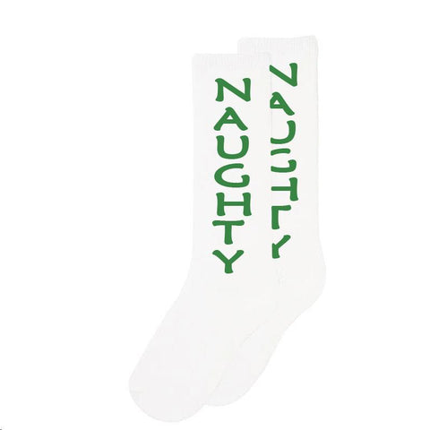Green Naughty Long Socks