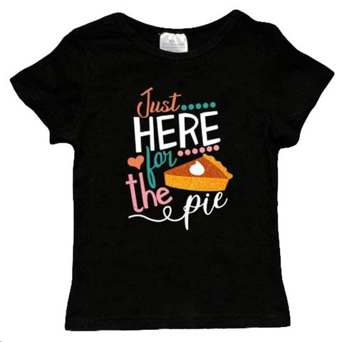 Just Here For The Pie Shirt Black Mommy And Me