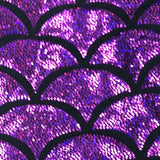 Mermaid Tail Minky Blanket Purple Sparkle Pink