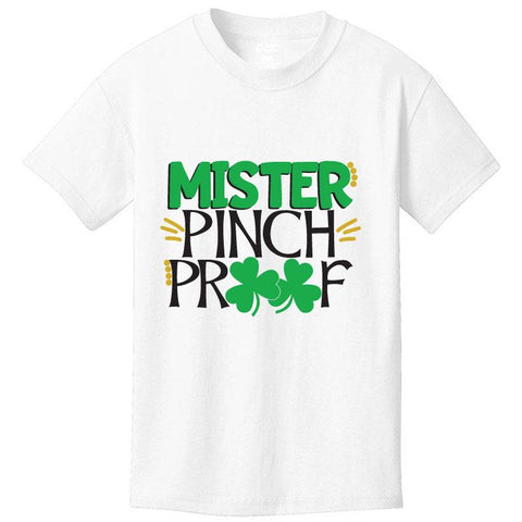 Mister Pinch Proof Shirt White Short Sleeve Boy