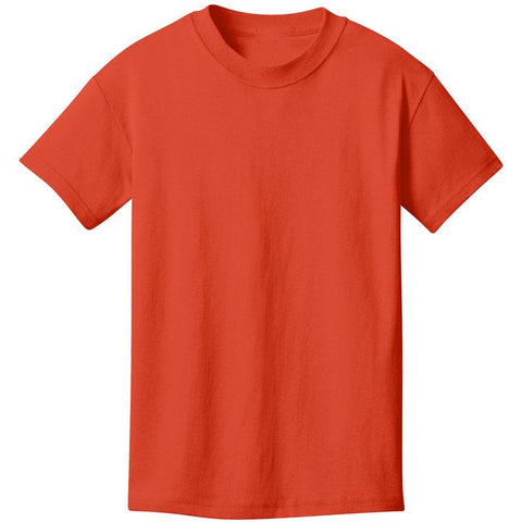 Orange Shirt Short Sleeve Boy
