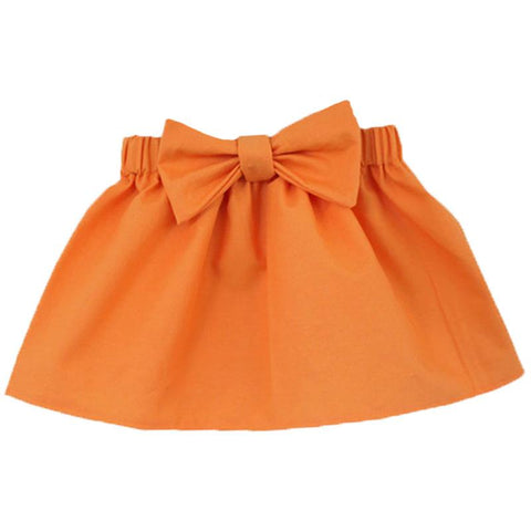 Pumpkin Orange Skirt Bow