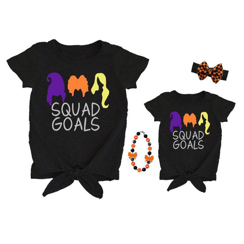 Squad Goals Halloween Shirt Mommy And Me