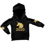 Unicorn 2020 Hoodie Black Gold